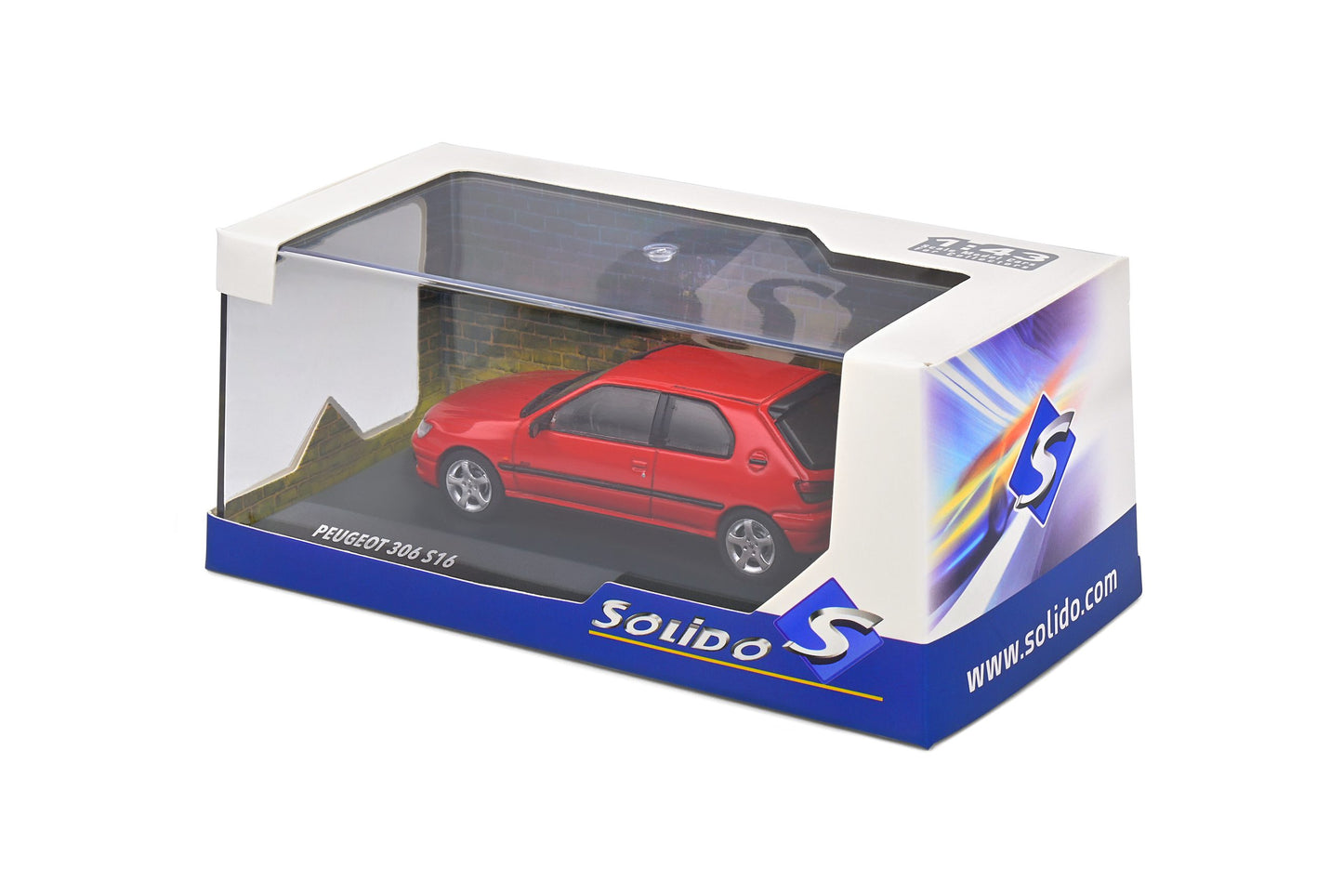 Peugeot 306 GTI S16 – 2002 – Crvena – 1:43 – Solido