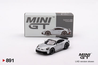 Porsche 911 Dakar Ice Gray Metallic 1:64 Mini GT