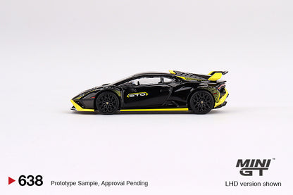 Lamborghini Huracán STO – Nero Noctis – MiniGT