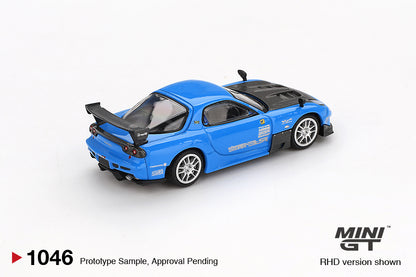 Mazda RX-7 RE-Amemiya 20B NA 3ROTOR-7 “Ama-san Go” 1:64 Mini GT
