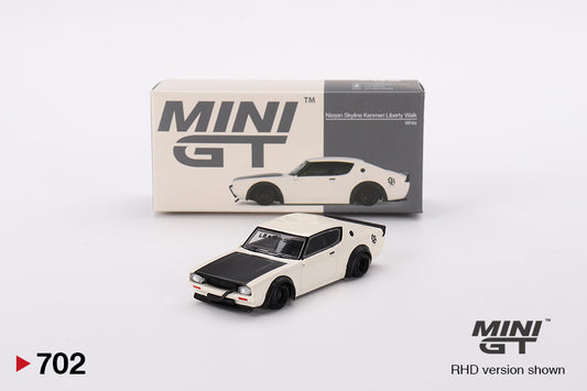 Nissan Skyline Kenmeri – Liberty Walk White – MiniGT