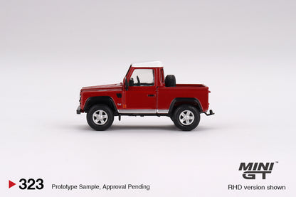 Land Rover Defender 90 Pickup – Masai Red – 1:64 – Mini GT