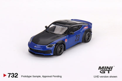 Nissan Z LB★NATION WORKS – Seiran Blue – 1:64 – Mini GT