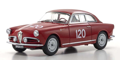 Prednji pogled Alfa Romeo Giuletta SV Mille Miglia 1956 metalnog autića