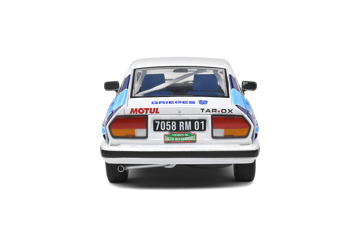 Alfa Romeo GTV6 – Rallye Des Garrigues 1986 – #15 Rigollet/Bathelot – 1:18 – Solido