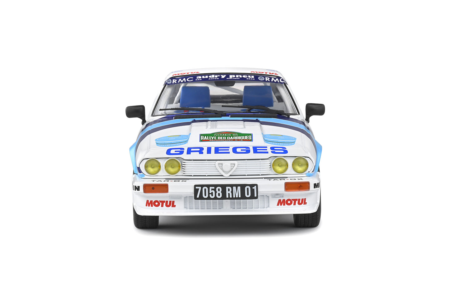Alfa Romeo GTV6 – Rallye Des Garrigues 1986 – #15 Rigollet/Bathelot – 1:18 – Solido