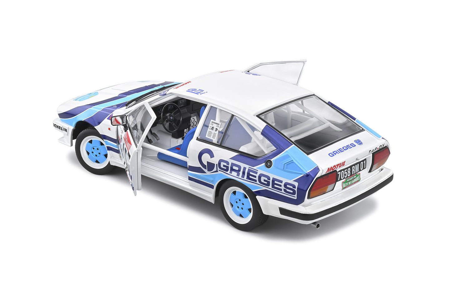 Alfa Romeo GTV6 – Rallye Des Garrigues 1986 – #15 Rigollet/Bathelot – 1:18 – Solido