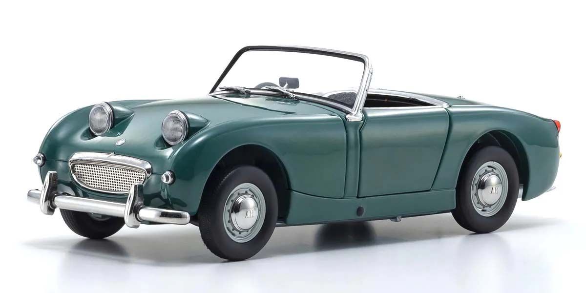 Austin Healey Sprite 1958 Leaf Green – pogled s prednje strane