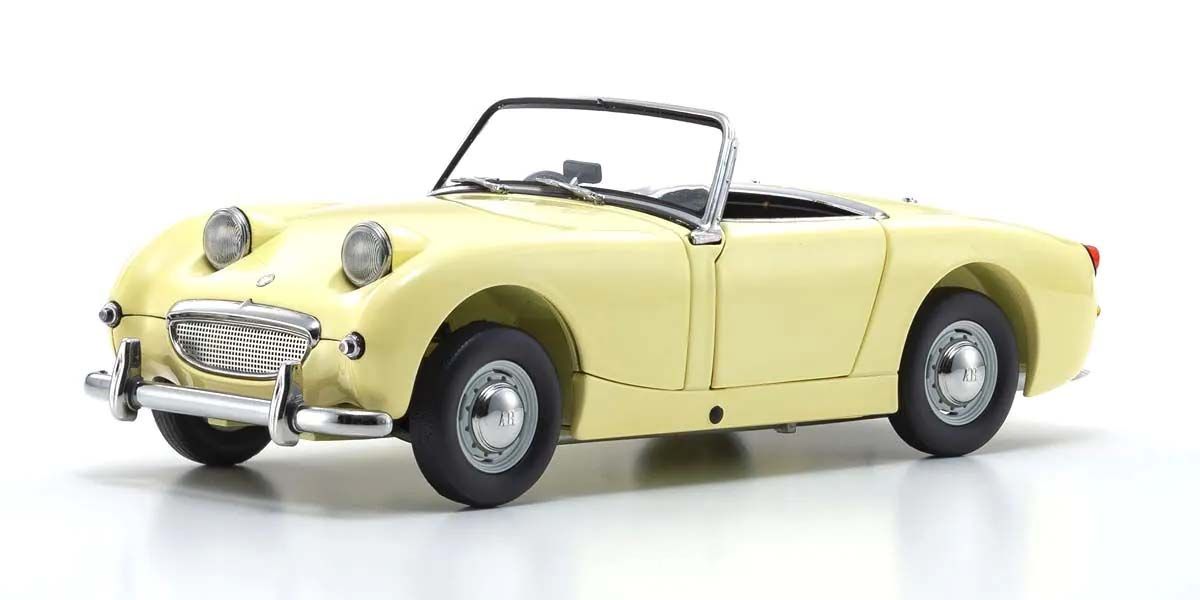 Austin Healey Sprite 1958 Primrose Yellow model – Prednji ugao