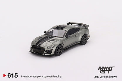 Shelby GT500 SE Widebody – Pepper Gray Metallic – MiniGT