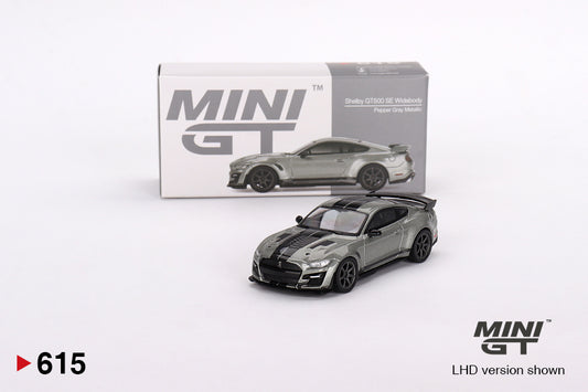 Shelby GT500 SE Widebody – Pepper Gray Metallic – MiniGT