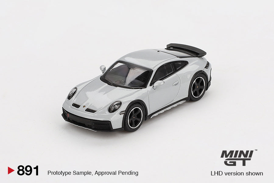 Porsche 911 Dakar Ice Gray Metallic 1:64 Mini GT