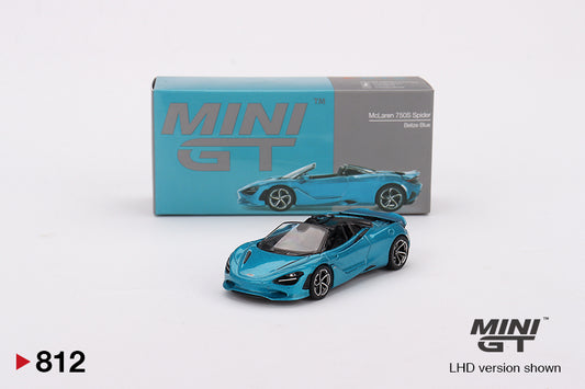 McLaren 750S Spider – Belize Blue – MiniGT
