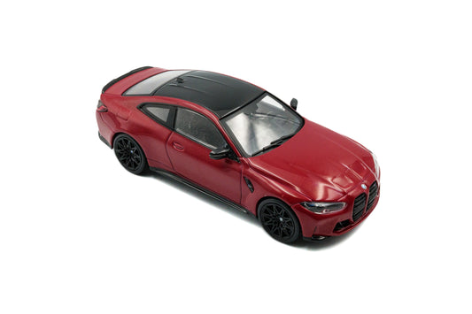 BMW M4 Competition Imola Red 2023 1:43 Solido