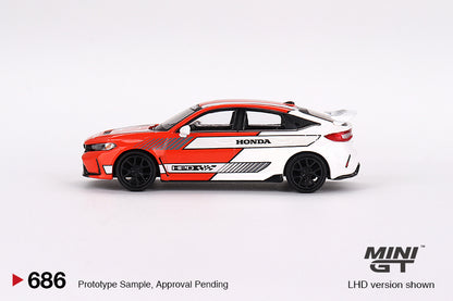 Honda Civic Type R 2023 – Pace Car Red – MiniGT