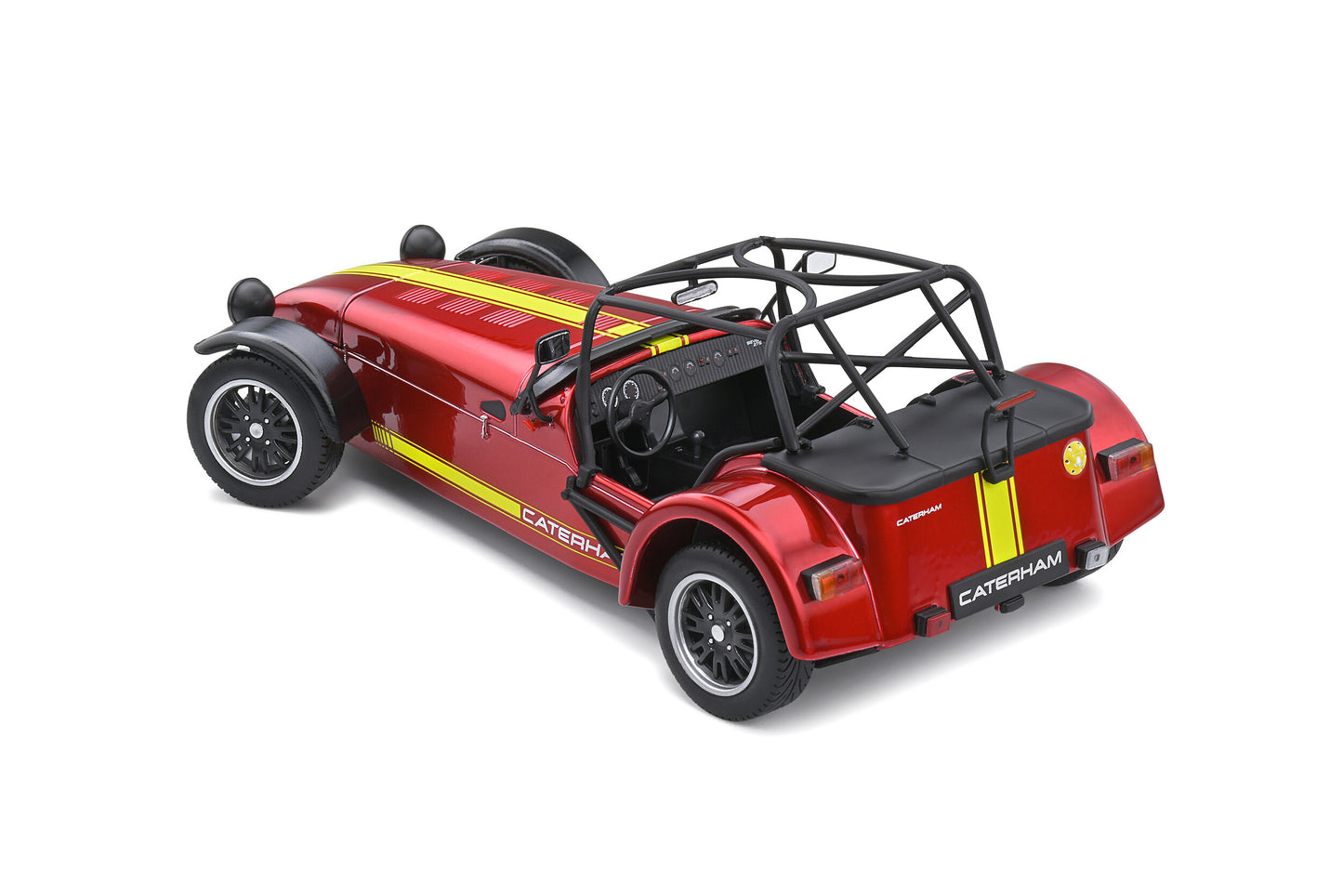 Caterham Seven 275 Academy – Metallic Red & Yellow – 2014 (1:18)