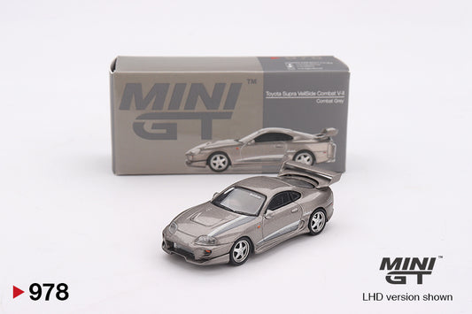 Toyota Supra VeilSide Combat V-II Combat Grey 1:64 Mini GT