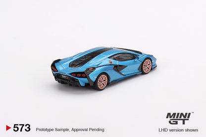 Lamborghini Sián FKP 37 – Blu Aegir – 1:64 – Mini GT