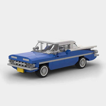 Detaljni prikaz prednje strane Chevrolet Bel Air makete