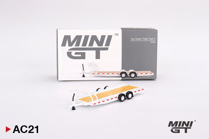 Car Hauler Trailer Type C – White – MiniGT