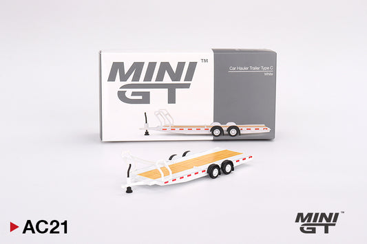 Car Hauler Trailer Type C – White – MiniGT