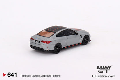 BMW M4 CSL – Frozen Brooklyn Grey Metallic – MiniGT