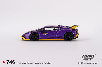 Lamborghini Huracán STO – Viola Pasifae – 1:64 – Mini GT