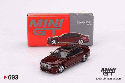 BMW Alpina B7 xDrive – Aventurin Red – MiniGT