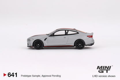 BMW M4 CSL – Frozen Brooklyn Grey Metallic – MiniGT
