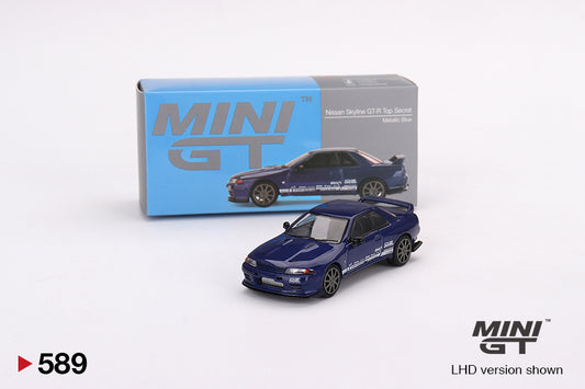 Nissan Skyline GT‑R Top Secret VR32 Metallic Blue – MiniGT