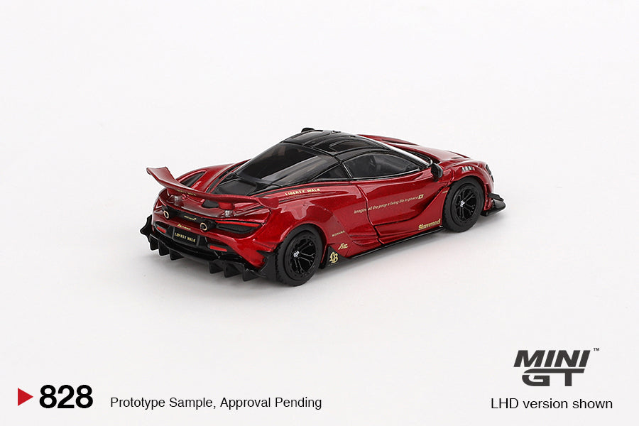 McLaren 720S LB Works Gem Red 1:64 Mini GT