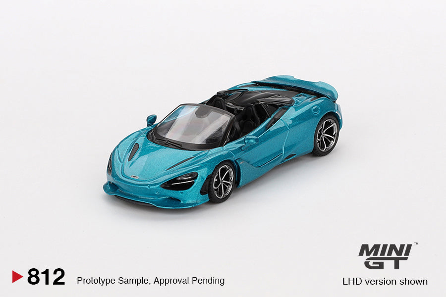 McLaren 750S Spider – Belize Blue – MiniGT