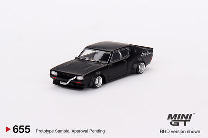 Nissan Skyline Kenmeri – Liberty Walk Matt Black – MiniGT