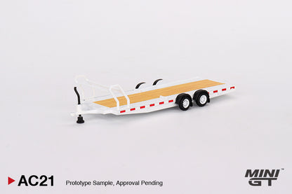 Car Hauler Trailer Type C – White – MiniGT