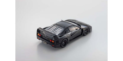 Pogled od nazad odozgo Ferrari F40 Black 1987