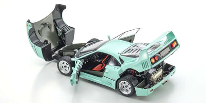 Ferrari F40 Mint Green 1987 odozgo sa otvorenim vratima