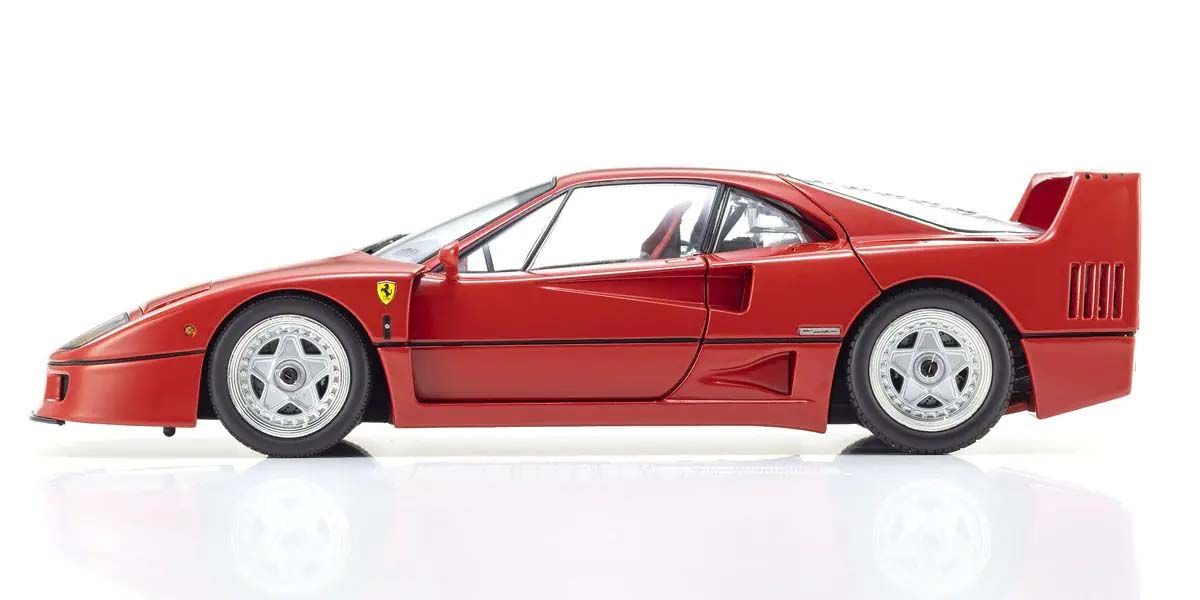 Ferrari F40 Red 1987 bočni pogled