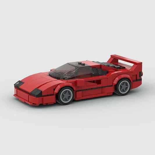 Prednji pogled na Ferrari F40 autić na sklapanje