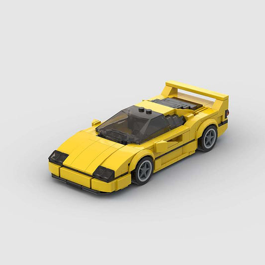 Ferrari F40 Yellow - Prednji pogled