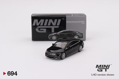 Mercedes-Benz EQS 580 4MATIC – Black – MiniGT