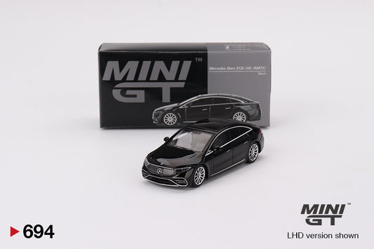 Mercedes-Benz EQS 580 4MATIC – Black – MiniGT