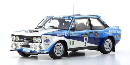 Prednji pogled na Fiat 131 Abarth A.Bettega Winner Piancavallo 1981