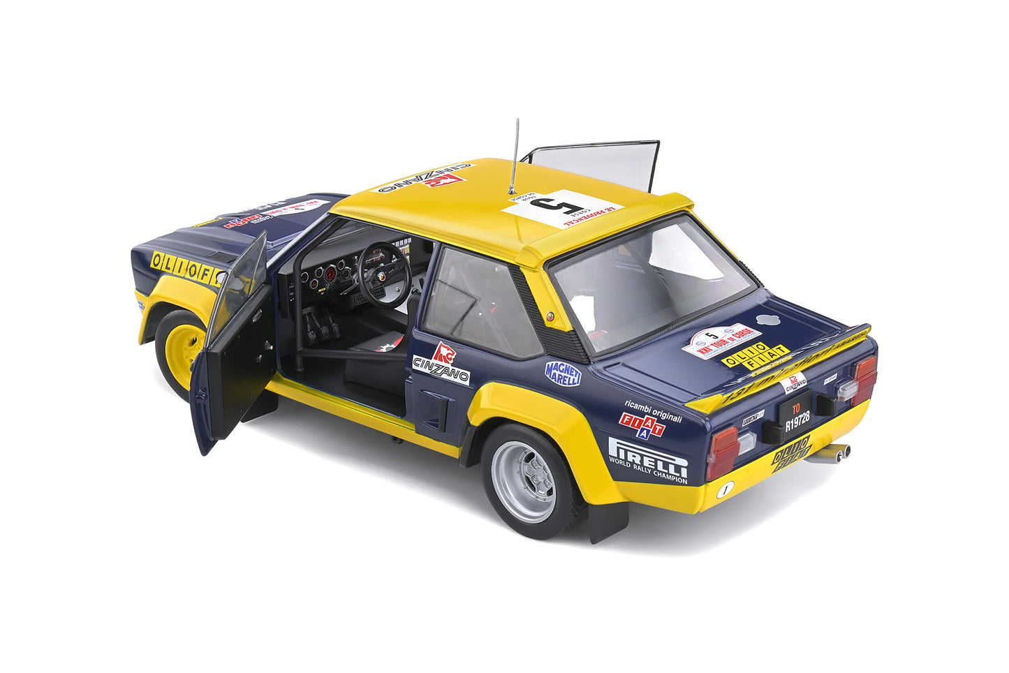 Fiat 131 Abarth – Tour de Corse – 1977 – #5 Darniche/Mahé – 1:18 – Solido