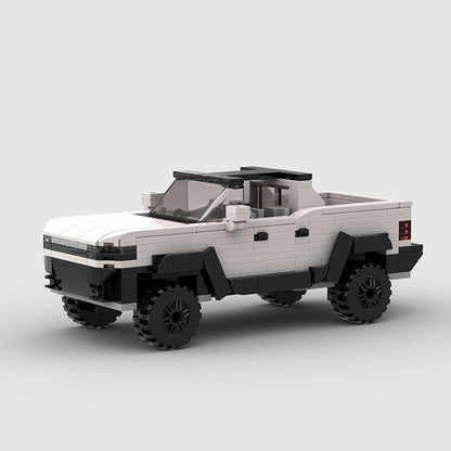 Prednji pogled GMC Hummer EV autića na sklapanj