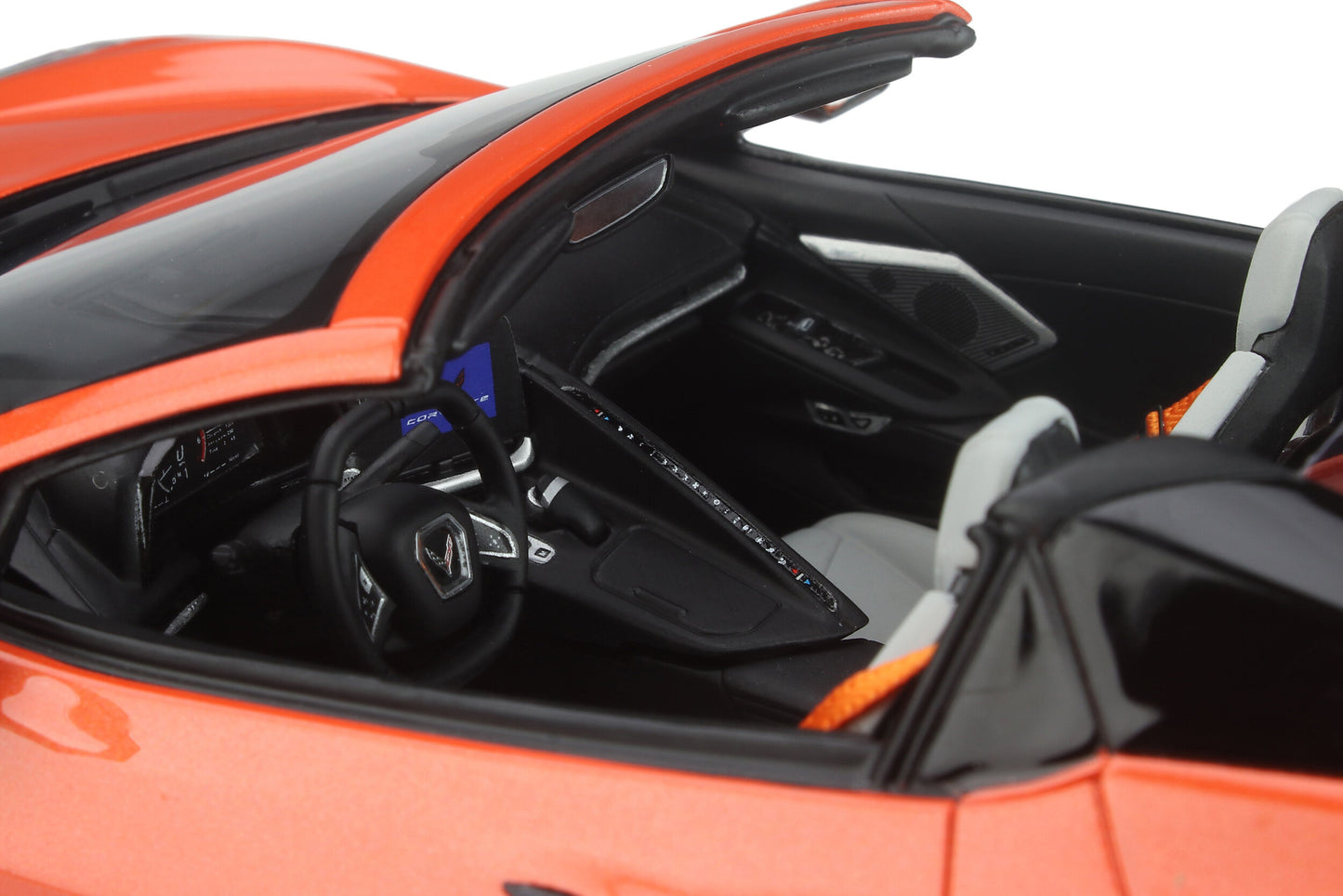 Chevrolet Corvette C8 Cabriolet – Sebring Orange – 2020 – 1:18 – GT Spirit