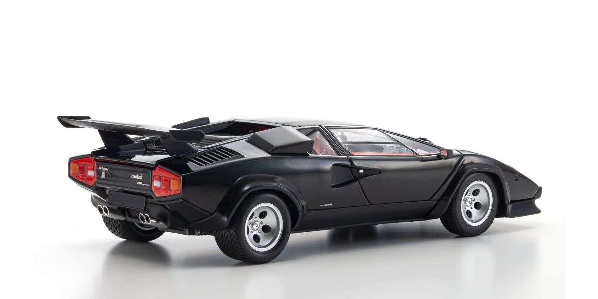 Lamborghini Countach LP5000 Quattrovalvove Black - Zadnji prikaz