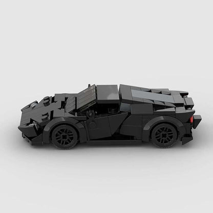 Bočni pogled Lamborghini Huracan I Black Edition autića na sklapanje