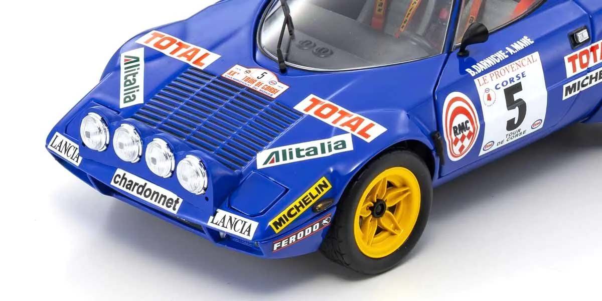 Detaljan prikaz prednjeg branika Lancia Stratos HF B.Darniche Tour de Corse 1976.