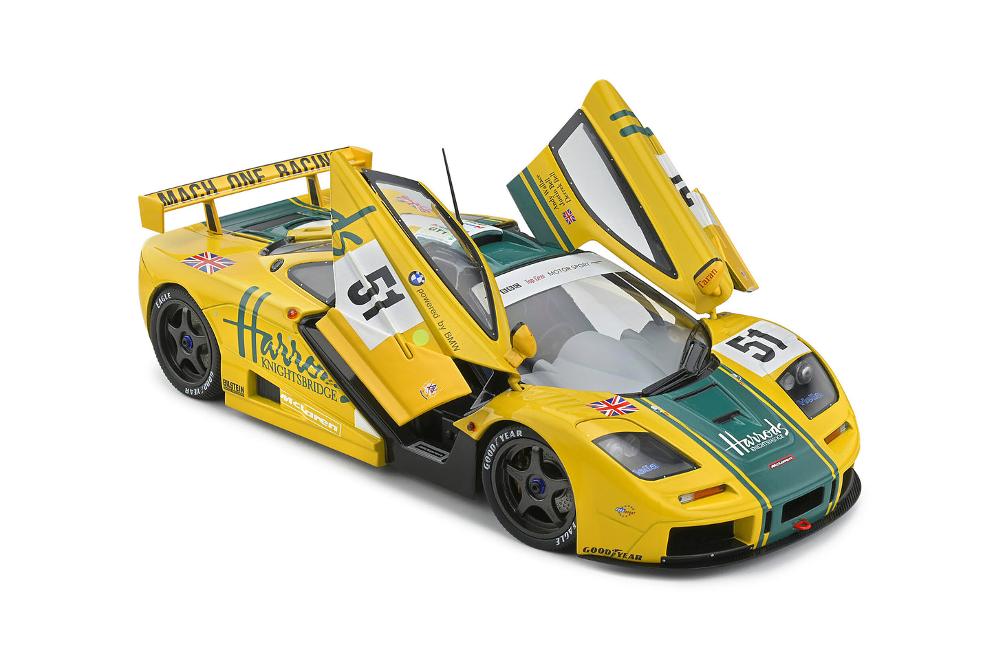 McLaren F1 GTR Short Tail – 24H Le Mans 1995 – #51 Wallace/Bell/Bell – 1:18 – Solido
