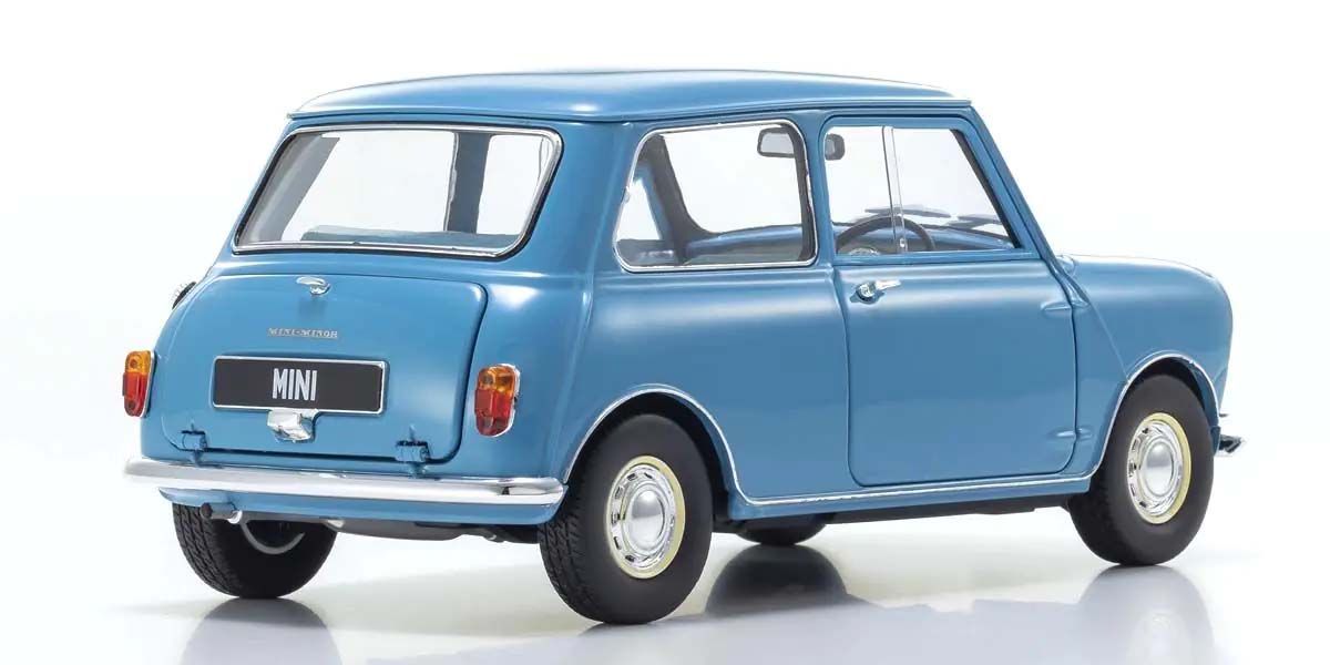 Morris Mini Minor Clipper Blue – od nazad